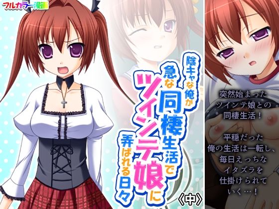 「d_384195 陰キャな俺が急な同棲生活でツインテ娘に弄ばれる日々 中」のサムネイル画像