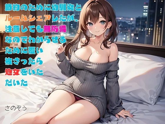 「d_548595 【お気軽小説】節約のために幼馴染とルームシェアしたが、注意しても無防備なのでわからせるために覆い被さったら処女をいただいた」のサムネイル画像