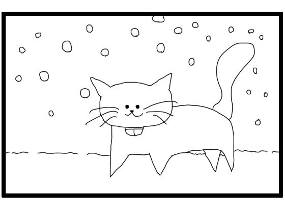 「d_577708 4コマ漫画「冬」」のサムネイル画像