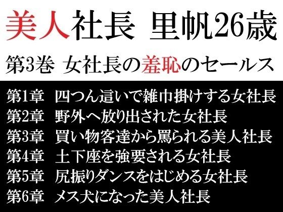 「d_617249 美人社長 里帆26歳 第3巻 女社長の羞恥のセールス」のサムネイル画像