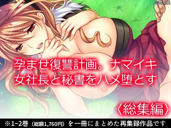 「d_661155 孕ませ復讐計画。ナマイキ女社長と秘書をハメ堕とす ＜総集編＞」のサムネイル画像