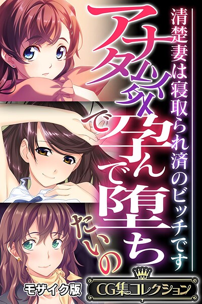 「k187afrnt11311 アナタ以外で孕んで堕ちたいの 〜清楚妻は寝取られ済のビッチです〜【CG集コレクション】 モザイク版」のサムネイル画像